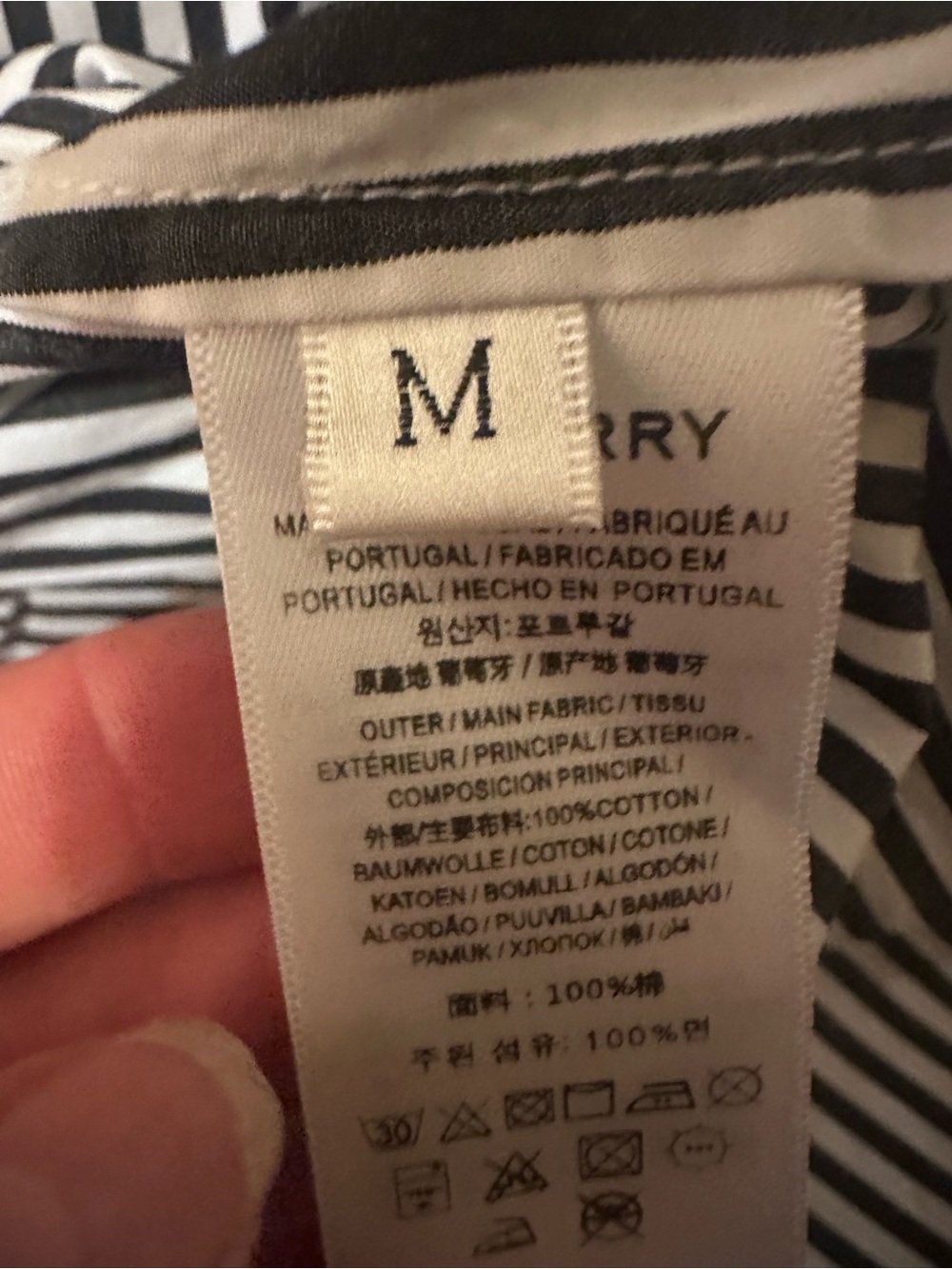 Burberry Stripe Button-Down Shirt Dress - Picture 3 of 4
